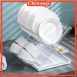 [Chiwanji] ชั้นวางจาน แบบพับได้ อเนกประสงค์ สําหรับร้านอาหาร ห้องครัว