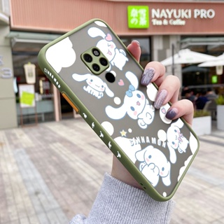 สําหรับ Huawei Mate 20 Mate 20 Pro เคสการ์ตูน Laurel Dog รูปแบบ ขอบสี่เหลี่ยม ดีไซน์ใหม่ กันกระแทก ฝ้า ใส เคสโทรศัพท์แข็ง