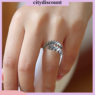 &lt;citydiscount&gt; แหวนอัลลอย แบบเปิด ปรับได้ สไตล์พังก์ เครื่องประดับ สําหรับผู้ชาย