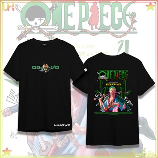 [S-5XL]ใหม่ ลายสกรีนคมชัด เสื้ออนิเมะ One Piece IP Joint One Piece Roronoa Zoro ฤดูร้อนS-5XL