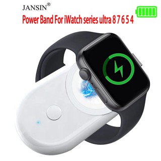 Wireless  Powerbank พาวเวอร์แบงค์ สายชาร์จ ที่ชาร์จไร้สาย สําหรับ iwatch series ultra 8 SE 7 6 5 4 3 สมาร์ทวอทช์