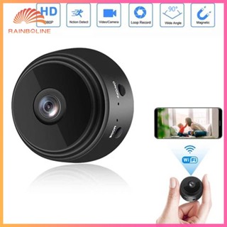 ฝนตก❤  กล้องวงจรปิดไร้สาย HD 1080P WiFi CCTV MINI IP เพื่อความปลอดภัยในบ้าน UK