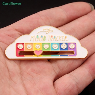 &lt;Cardflower&gt; เข็มกลัด รูปดอกไม้ แบบสไลด์ สร้างสรรค์ เครื่องประดับ สําหรับผู้ชาย และผู้หญิง