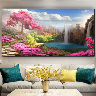 ภาพวาดผ้าใบ สวยงาม สําหรับตกแต่งผนังบ้าน ห้อง