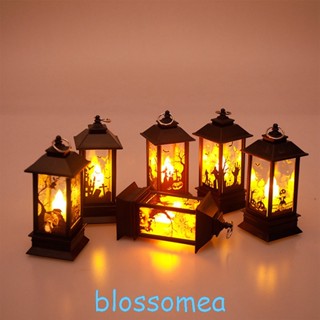 Blossomea เชิงเทียน LED สูง 12 ซม. สําหรับตกแต่งปาร์ตี้ฮาโลวีน