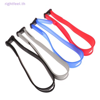 Rightfeel.th แม่แบบซิลิโคนตัดผม ทรงโค้ง ปรับได้ พร้อมตะขอ สําหรับจัดแต่งทรงผม