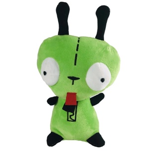 Invader.zim ตุ๊กตาการ์ตูนสุนัข สีเขียว 25 ซม. ของเล่นสําหรับเด็ก