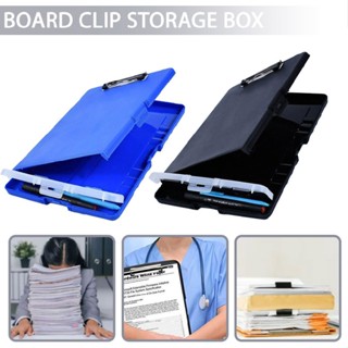 New Clipboard with Storage Case Plastic A4 Clipboard Storage Box School Office