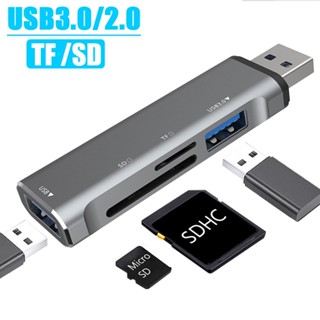 ฮับ USB Type C USB Aloi USB 3.0 USB 2.0 TF SD 4 พอร์ต สําหรับ Lenovo HUAWEI Xiaomi