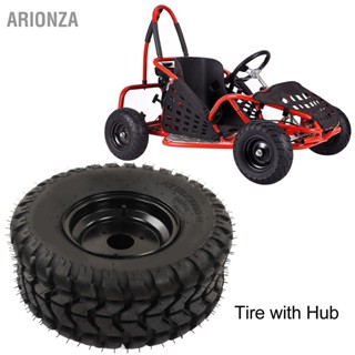 ARIONZA ยางขนาด 18x7.00-8 นิ้วพร้อมฮับติดตั้งรวมสำหรับเครื่องตัดหญ้ารถ ATV UTV Kart Farm เดี่ยว