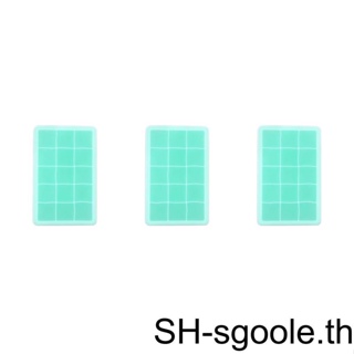 ถาดแม่พิมพ์ซิลิโคน 15 ช่อง 1/2/3 ยืดหยุ่น ใช้ซ้ําได้ ล้างทําความสะอาดได้ สําหรับหอพัก บ้าน ห้องครัว