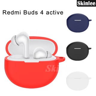 เคสหูฟังบลูทูธไร้สาย ซิลิโคนนิ่ม แบบป้องกัน สีพื้น สําหรับ Redmi Buds 4 Active Pro Buds4 Active Pro