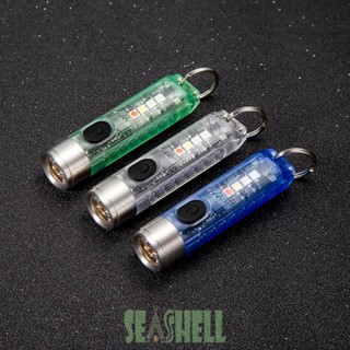 [Seashell02.th] ไฟ LED Type-C ชาร์จ USB 400LM 260mAh IPX5 แบบพกพา สําหรับตั้งแคมป์