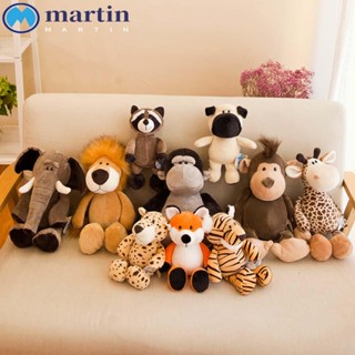 Martin ตุ๊กตาสุนัข ลิง สิงโต แรคคูน แบบนิ่ม|ของเล่นยัดไส้ ยีราฟ