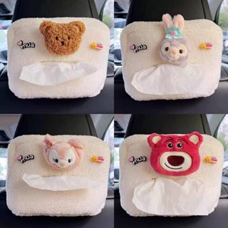 Car Tissue Box Cartoon Cute Girl Trending Creative Hanging Tissue Box Storage Armrest Box Car Interior Ornaments VLj1