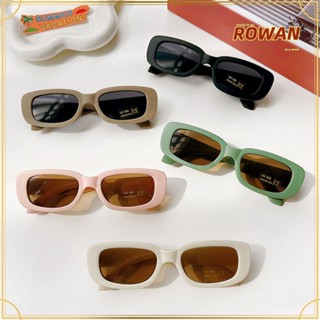 Rowans แว่นตากันแดด ทรงสี่เหลี่ยมผืนผ้า สําหรับเด็กผู้ชาย และเด็กผู้หญิง