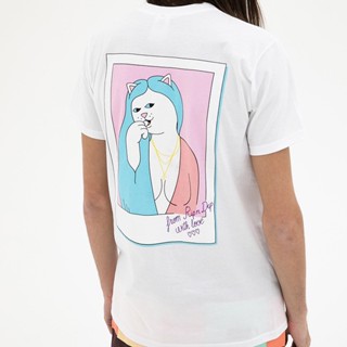 Ripndip เสื้อยืดลําลอง ผ้าฝ้าย แขนสั้น พิมพ์ลายตัวอักษร Love แฟชั่นฤดูร้อน สําหรับ Unisex