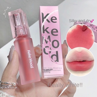 Kekemood ลิปกลอส เนื้อแมตต์ กํามะหยี่ กันน้ํา ติดทนนาน ไม่ซีดจาง ทนการถ่ายโอนลิปสติก