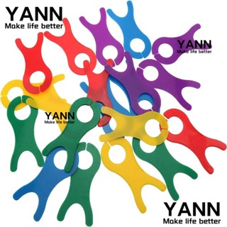 Yann1 กระสวยพลาสติกสาน ขนาดใหญ่ สีแดง สีฟ้า สีเหลือง สีม่วง สีเขียว สําหรับงานฝีมือ DIY