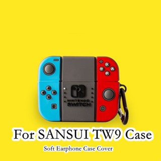 【ของแท้】เคสหูฟัง แบบนิ่ม กันกระแทก กันการสึกหรอ สําหรับ SANSUI TW9 SANSUI TW9