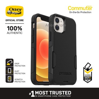 Otterbox เคสโทรศัพท์มือถือ ลาย Commuter Series สีดํา สําหรับ iPhone 12 Pro Max 12 Pro 12 12 Mini