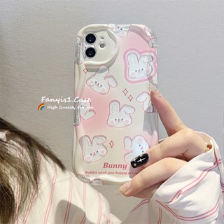 เคสป้องกันโทรศัพท์มือถือ แบบนิ่ม ลายหัวกระต่าย 3D สําหรับ Realme C55 C53 C35 C30 C33 C25Y C25 C20 C15 C11 C25s Realme 8I 5 5S 5i 6i Narzo 50A