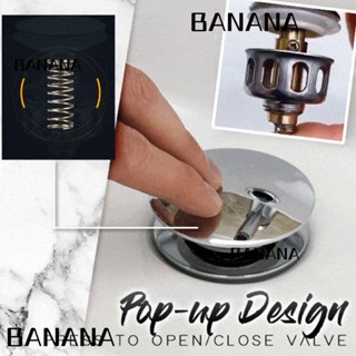 Banana1 ใหม่ จุกปิดท่อระบายน้ําอ่างล้างหน้า กันระเบิด 1 ชิ้น