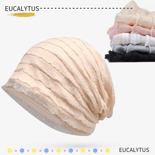 Eutus หมวกฮิญาบ ผ้าโพกหัว แบบนิ่ม ยืดหยุ่น ระบายอากาศ เหมาะกับเล่นกีฬา แฟชั่นฤดูใบไม้ผลิ และฤดูร้อน สําหรับผู้หญิงชาวมุสลิม