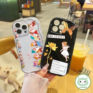 เคสโทรศัพท์มือถือ ซิลิโคนนิ่ม TPU กันกระแทก ลายเด็กผู้หญิงสวย สีดํา สําหรับ Iphone X XS XR XsMax IP 7 8 Plus 11 Pro Max 12 13 14 Pro Max