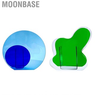 Moonbase Neon Acrylic Vase  Easy To Keep Clean Geometric Iridescent for Living Room