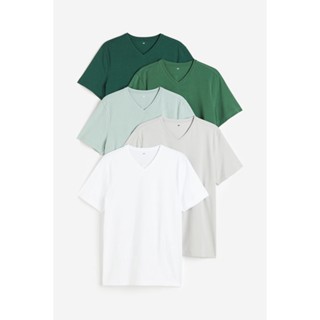 H&amp;M  Man 5-pack Slim Fit T-shirts 0945059_2