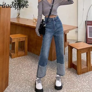 DaDulove💕 New American Ins High Street Retro Thin Jeans Niche High Waist Wide Leg Pants Large Size Trousers