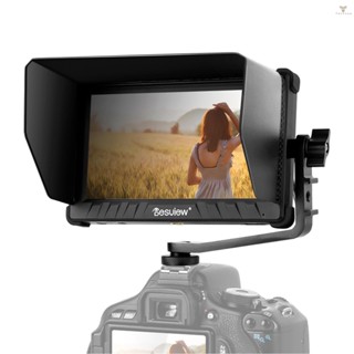 Fw Besview P5II มอนิเตอร์กล้อง 5.5 นิ้ว 1920 * 1080 4K HDMI อินพุต เอาท์พุต 800Nits ความสว่างสูง 3D LUT ปรับแต่ง HDR พร้อมม่านบังแดด สําหรับกล้อง DSLR