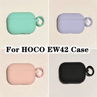 【imamura】สําหรับ Hoco. Ew42 เคสหูฟัง แบบนิ่ม สีมาการอง สีเขียว และสีชมพู สําหรับ HOCO EW42