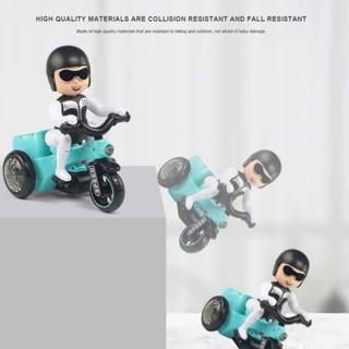 BUMP &amp; GO Stunt Action Tricycle &amp; Doll LED LIGHTS MUSIC SOUND TODDLER KIDS TOYS