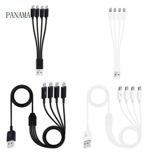 Nama สายชาร์จ Micro USB หลายอุปกรณ์ ชาร์จโทรศัพท์ แท็บเล็ต 4 เครื่องเมื่อครั้งเดียว เหมาะสําหรับคนยุ่ง