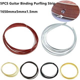 New Arrival~Guitar Binding Purfling Strip 5pcs Binding Purfling Guitar Strip Parts