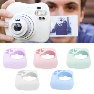 Nice photo กล้องซิลิโคนเคสผิวกายเคสกันรอยแบบนุ่มสำหรับกล้องโพลารอยด์มินิ 12