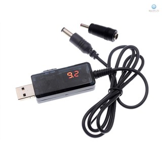 สายเคเบิลแปลงสเต็ปอัพ USB DC5V เป็น 9V 12V Boost พร้อมแจ็คกระแสตรง 5.5x2.1/2.5 มม. 3.5x1.35 มม. แรงดันไฟฟ้า D TOLO-7.26