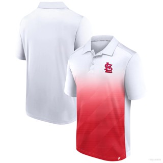 Ani MLB ST Louis Cardinals Jersey เสื้อโปโลแขนสั้น พลัสไซซ์