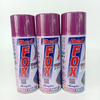 สีสเปรย์ เรดฟ็อกซ์ RED FOX #45 (240) Violet 1กระป๋อง 400ซีซี ของแท้ สีสวยสด สินค้าคุณภาพ (MS_Parts Online.)