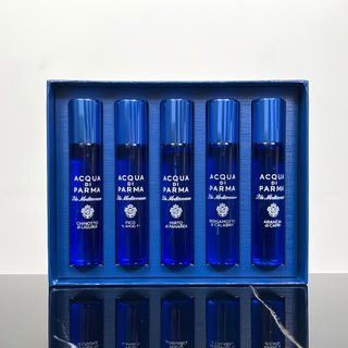 (12ml * 5) Acqua di Parma test tube perfume sample set of five pieces Acqua di Parma Parma Water Fig California Gui เซตตัวอย่างน้ําหอม 12 มล. * 5 ชิ้น