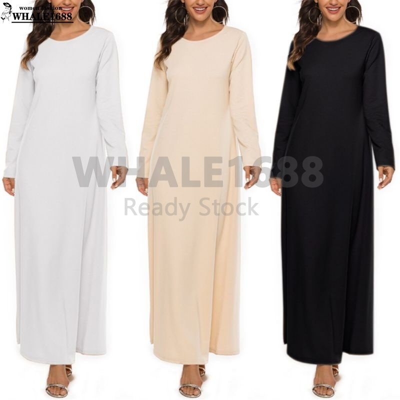 INNER JUBAH ABAYA/LONG INNER/KAFTAN/MUSLIMAH LONG INNER DRESS SUPER SOFT AND