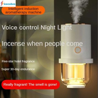 เครื่องฉีดน้ำหอมอัตโนมัติในครัวเรือน Multi-Function Night Light Toilet Deodorant Diffuser Car Fragrance ICECUBES