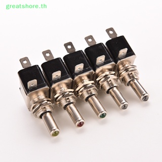 Greatshore สวิตช์โยกสลับไฟ LED 12V 20A เปิด ปิด สําหรับเครื่องบิน ATV 3C TH