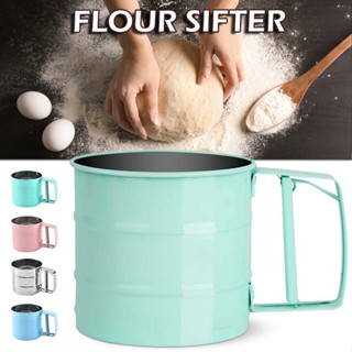 Stainless Steel Sieve Cup Powder Flour Icing Sugar Mesh Sieve Colander Sifter