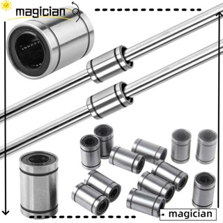 Mag อะไหล่เพลาเหล็ก โครเมี่ยม CNC LM3UU LM4UU LM5UU LM6UU