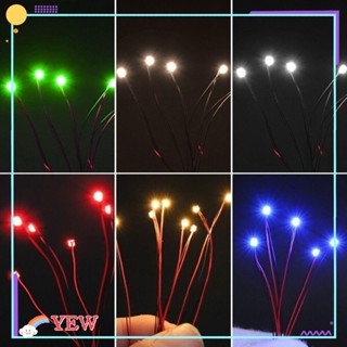 Yew ไฟแสดงสถานะ LED 0603 แบบมีสาย 20 ซม. แฮนด์เมด ขนาดเล็ก สําหรับติดตั้งโมเดลยานพาหนะ