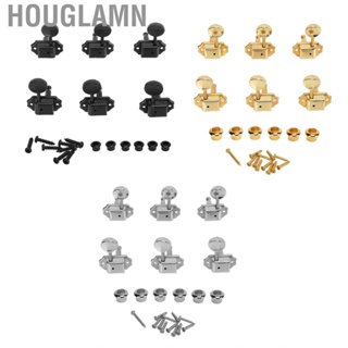 Houglamn Guitar Locking Tuners  String Tuning Pegs 3L3R Easy Installation 6 Pcs for Replacement