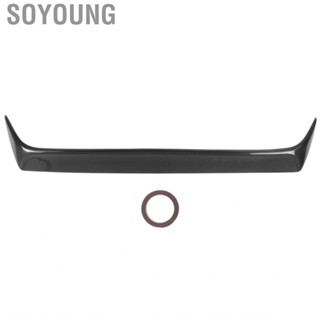 Soyoung Roof Wing  Easy Installation Rear Window Spoiler Glossy Black Corrosion Resistant for Car